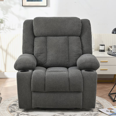 Fauteuil inclinable électrique pour personnes âgées, fauteuils releveurs en tissu pour salon avec repose-pieds allongé, canapé simple classique, siège de cinéma maison
