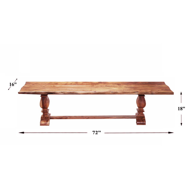 Solid Wood Dining Bench