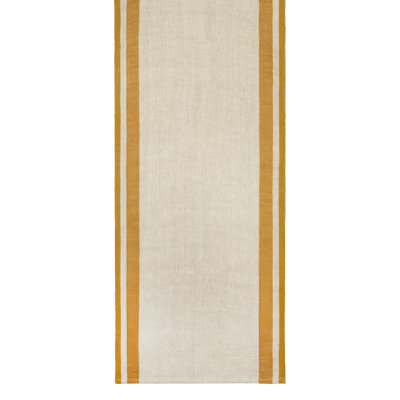 Tapis de couloir Ariadnee - Moutarde / naturel - 20 po x 72 po