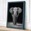 Elephant Face Modern - Wrapped Canvas-332522528-332522535