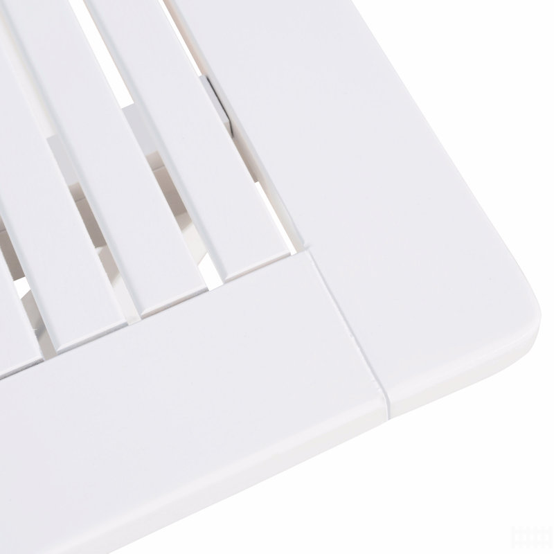 Table pliable 43,5 po, Blanc