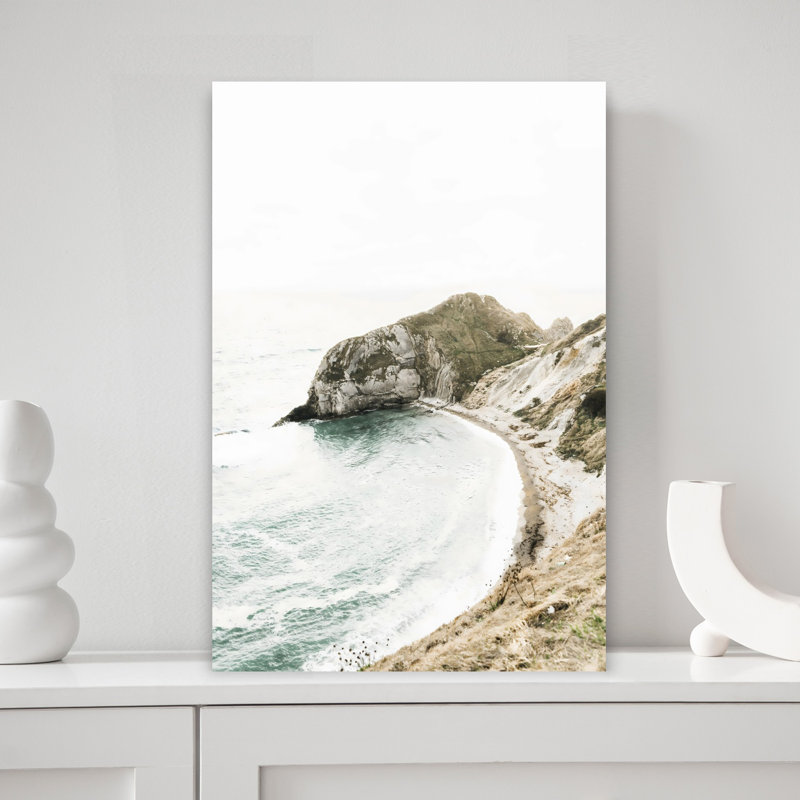 Coastal California, art mural contemporain, H 18 po x l 12 po