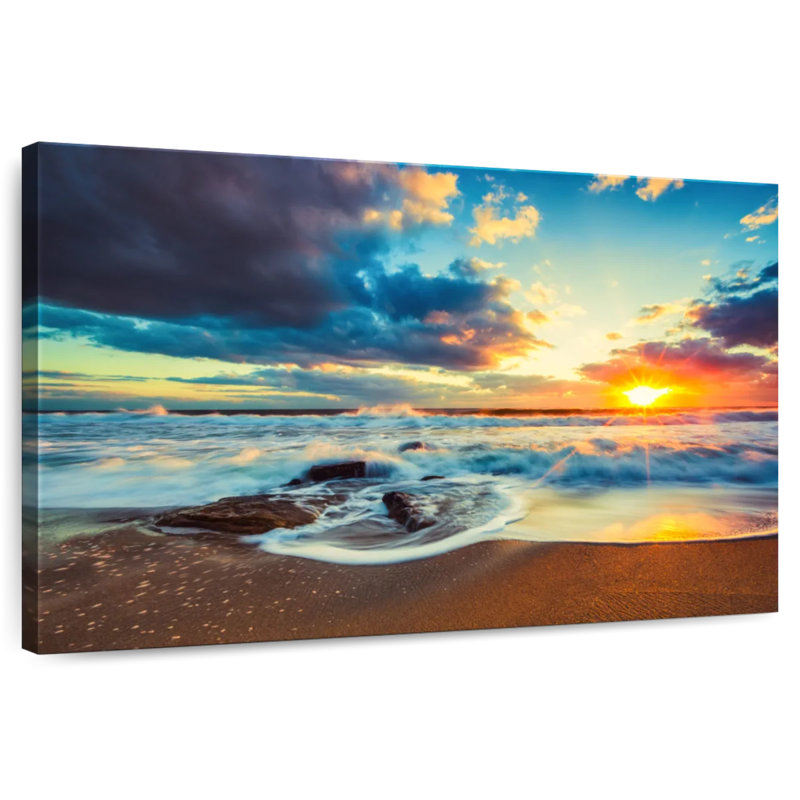 Gillard Beach Sunset Cloudscape, 30" H x 45" W