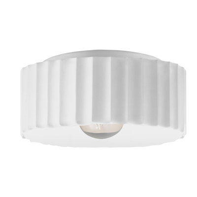 Colgate Ceramic Round / Oval Outdoor Flush Mount
