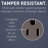 Radiant 15 Amp Tamper Resistant Self Test GFCI Outlet-39721031
