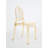 Resin Oval Back Armless Sophia Chair by Chivari, 3 Chair Bundle by Chivari-106428990