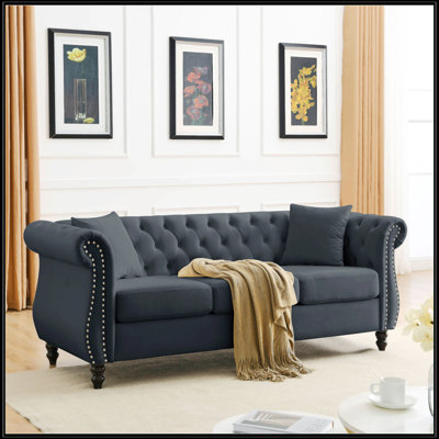 Canapé Chesterfield 80 po pour salon
