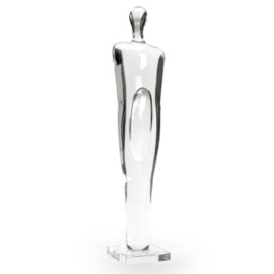 Glass Person Figurine