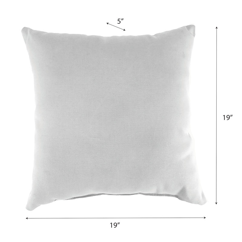 Sunbrella 19" x 19" Outdoor Throw Pillow (Set of 2)
