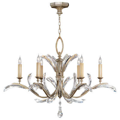 Beveled Arcs 6 - Light Chandelier