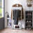 Portable Garment Rack,Clothes Valet Stand With Storage Organizer-1484649341