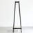 Reyansh Solid Wood Clothes Rack with PE Rattan Shelf