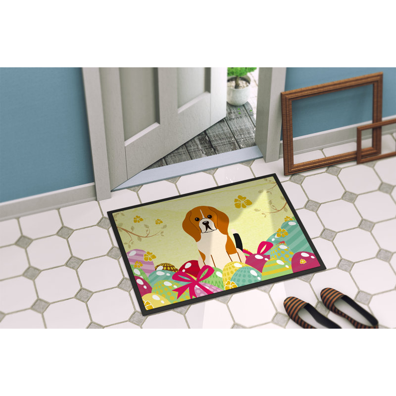 Saroyan Non-Slip Easter Outdoor Doormat, 18" W x 27" L