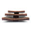Plateau de table basse 3 pièces Coutu Primitive