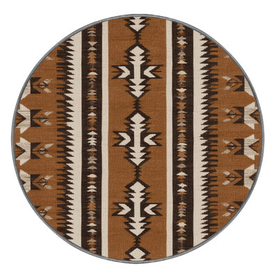  Washable Arrowhead Geometry Southwestern Area Rug