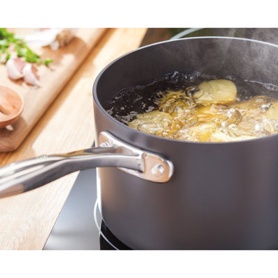 Element (Hard Anodised) Non-Stick Aluminum Saucepan
