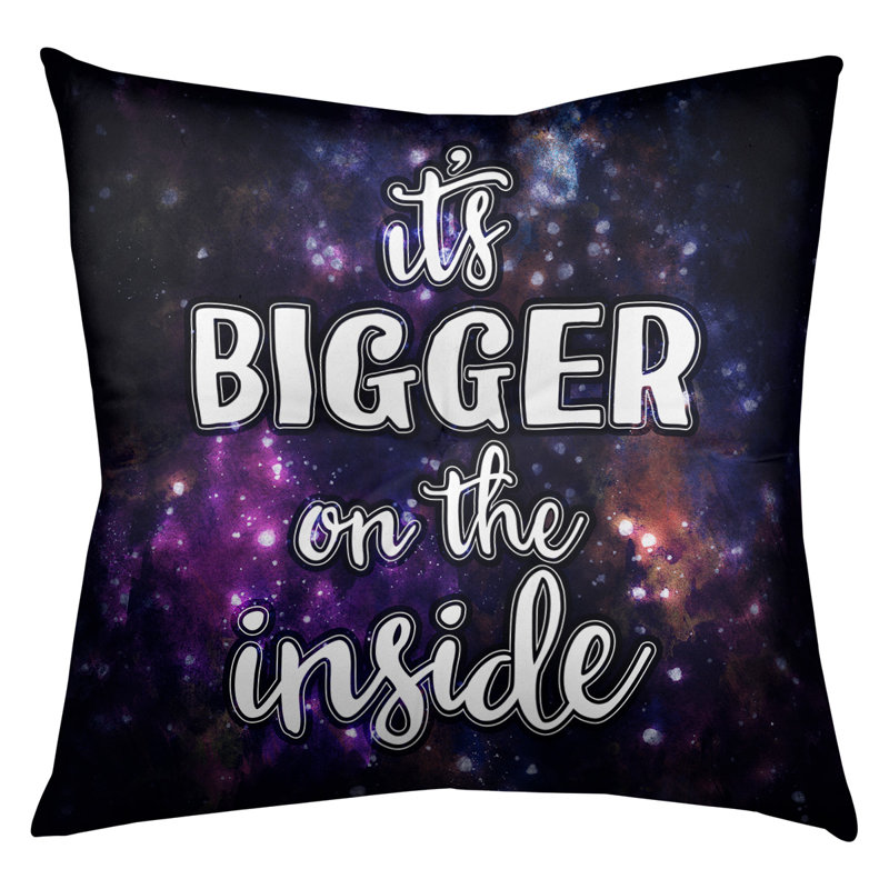 Reversible Throw Pillow, 26" H x 26" W