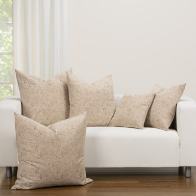 Garden Party Rose Square Pillow Cover & Insert