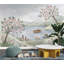 Papier peint printanier, paysage, aquarelle, fantaisie, pépinière, décoration murale amovible-1785636543-1785636538