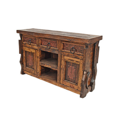 Sideboard with Iron Inserts and Yoke Sides