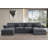 155.7" W 6-Piece Modular Chenille Sectional-339922948