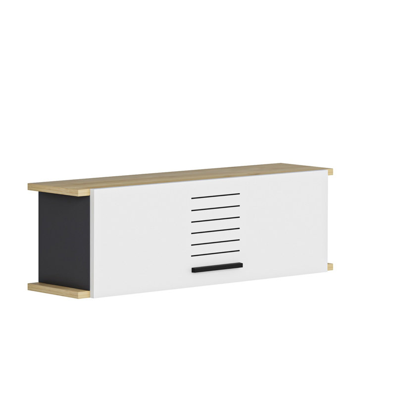 Inikki Accent Shelf, Sapphire Oak/White