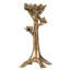 Porte-bougie arbre, 13 po, résine décorative or antique
