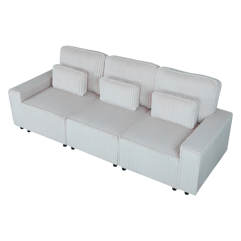 Canapé rembourré Belmont, Beige