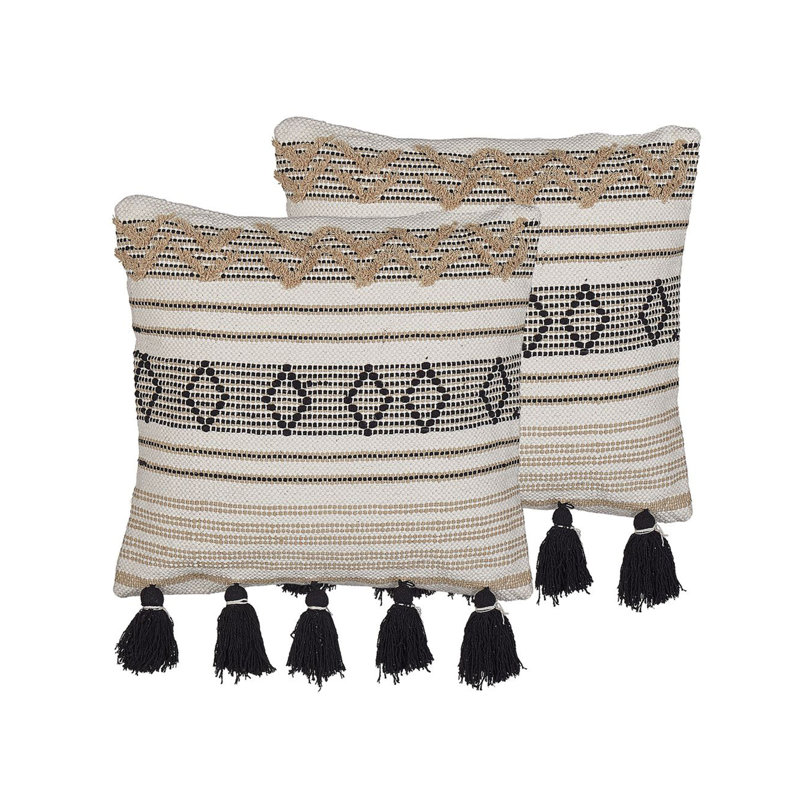 Larkste Geometric Square Cushion
