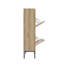 Armoire à chaussures 2 compartiments, étagère à chaussures multicouche, minimaliste moderne, armoire de rangement, pour vestibule
