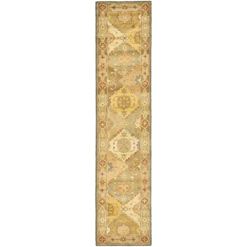 Dunbar Hand Tufted Wool Oriental Rug, Runner 2'6" x 20'