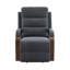 Kayla Gray Chenille Power Recliner W/Lift & Heating & Massage