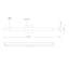Latitude-Slim 1 - Light LED Bath Bar