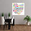 Ohio Map 1 Piece Wrapped Canvas Wall Art-1126640714