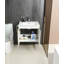 Ensemble de meuble-lavabo mural 24 po avec porte-serviettes flottant-121708271