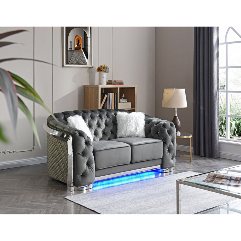 Causeuse Modern, Gris