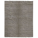 Hand Knotted Area Rug in Gray