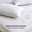 Waterproof Quilted Mattress Protector with 30cm Deep Pocket-120238741