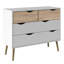 Palomo Chest Of Drawers With Four Drawers, Measures 98 X 81 X 39 Cm-220234248