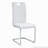 Set of 4 PU material bow-shaped dining chairs-115824334