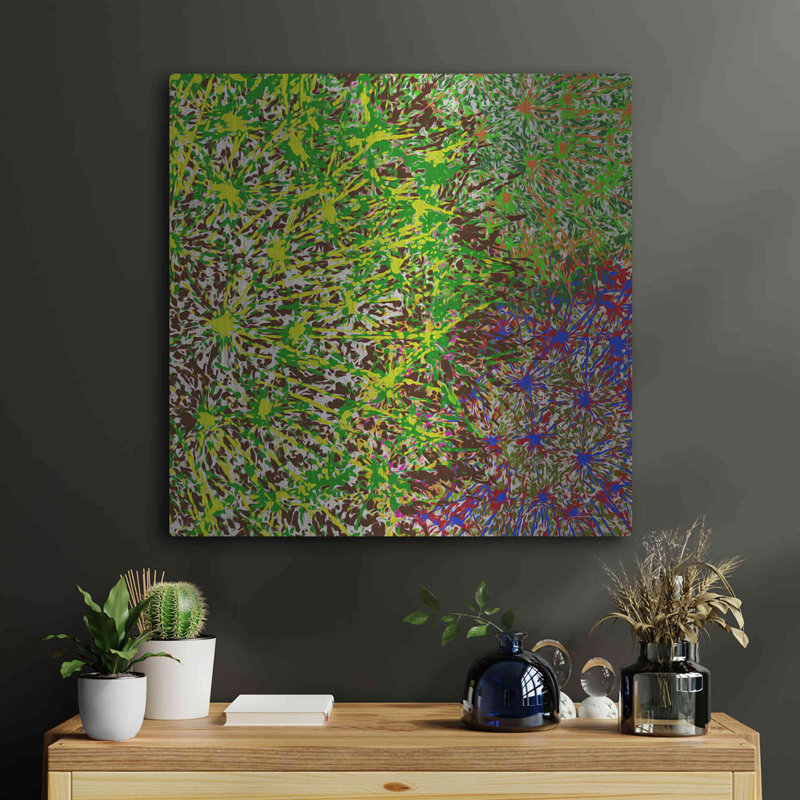 Brayden Studio® «Profusion II» par James Burghardt, art mural en métal, H 24 po x l 24 po