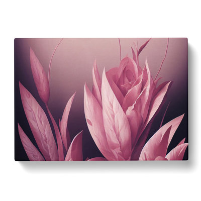 Lush Flower - Wrapped Canvas