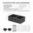 33" L x 19" W Undermount Double Bowl 60/40 Kitchen Sink 16 Gauge Gunmetal Black Sink