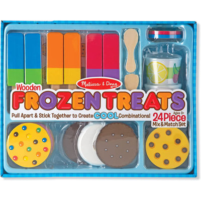 24 Piece Frozen Treats Play Food Set