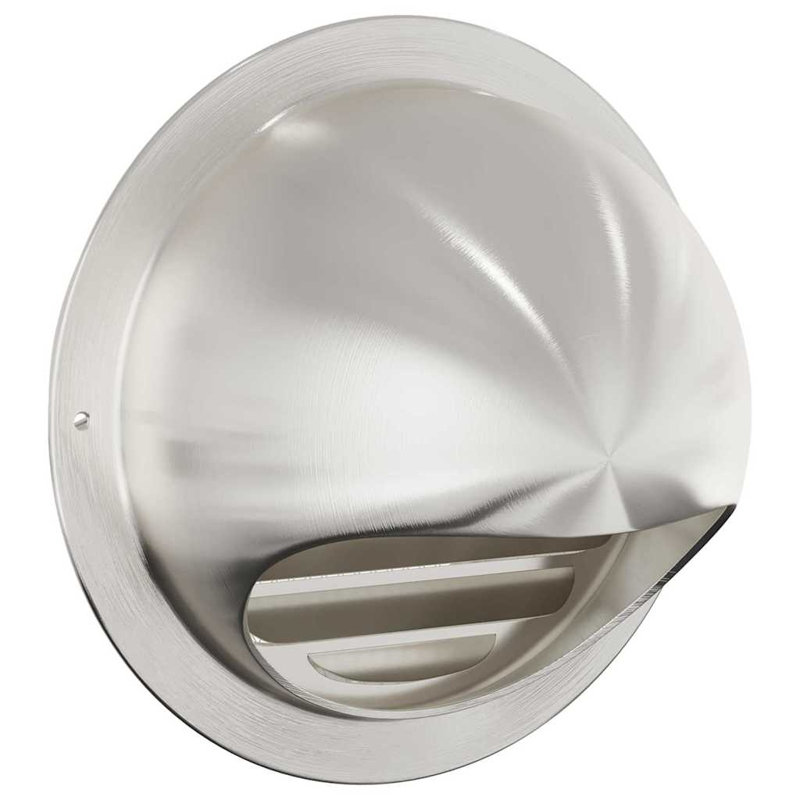 VidaXL Stainless Steel Vent Cover, 5cm H x 19cm W x 19cm D