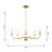 Abells Five Light Chandelier from Generation Lighting -590323516