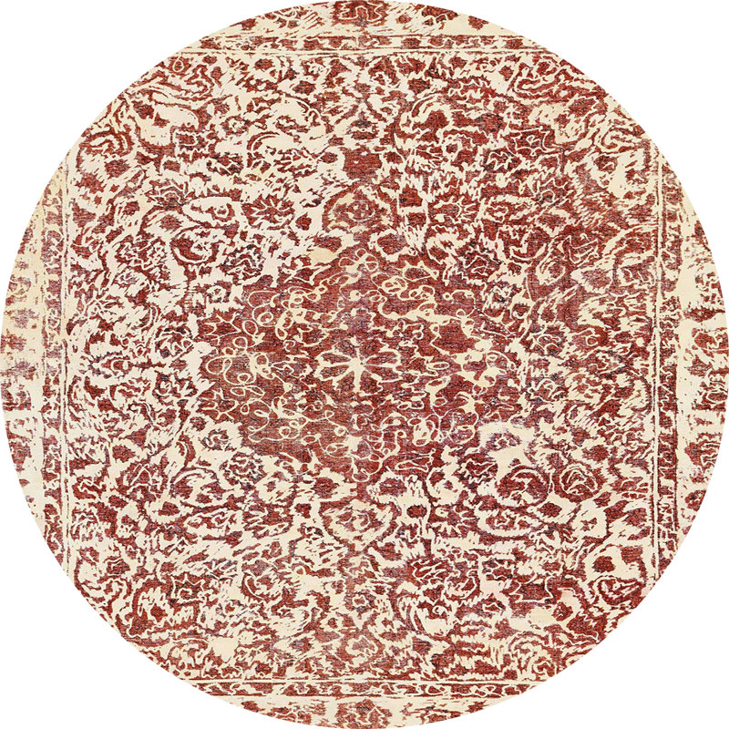 Tapis 9_Résumé moderne 592, Rond 4 pi
