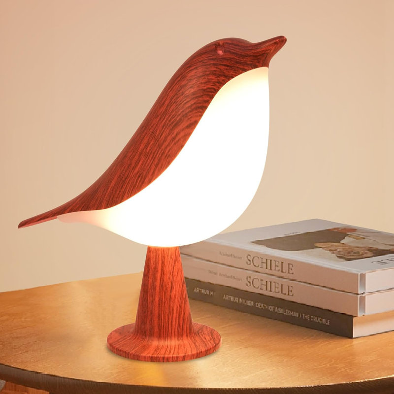 Metal Table Lamp, Red