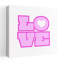 Art mural abstrait contemporain Love Love-2084121479