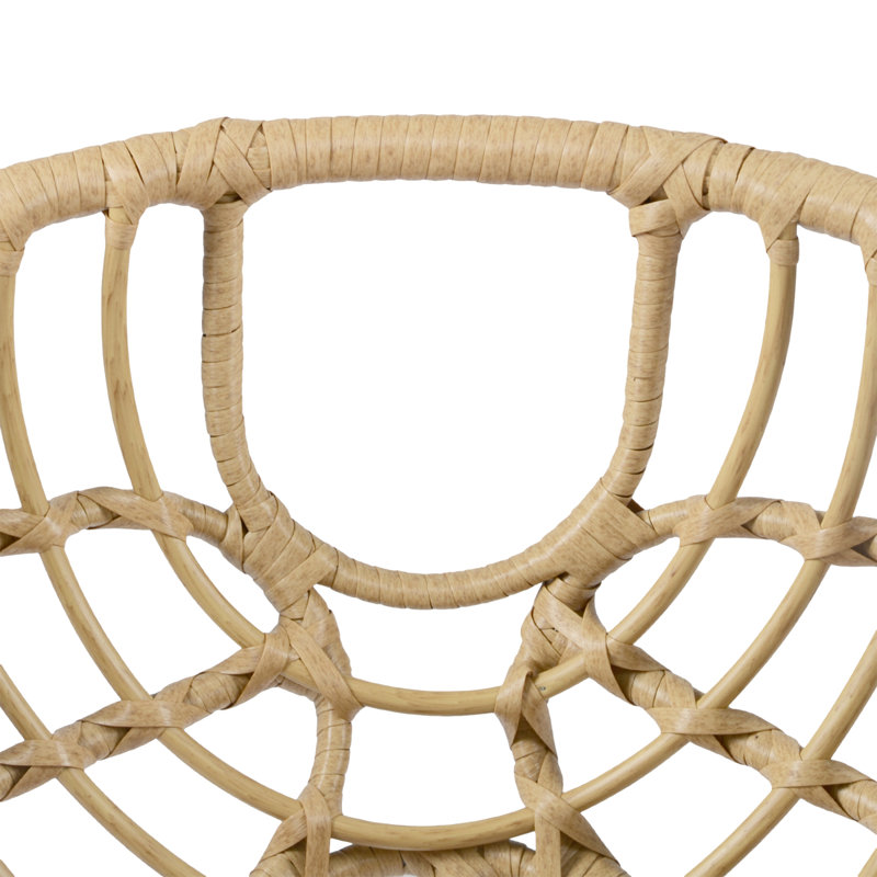 Ensemble de 2 chaises longues en osier Palos